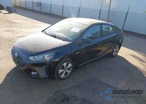 2018 Hyundai Ioniq Plug-In Hybrid из США, поврежденный, VIN KMHC65LD9JU061182